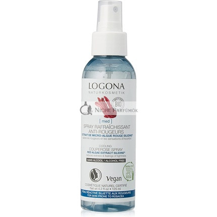 Logona Med Cooling Couperose Spray with Red Algae Extract and Silidine
