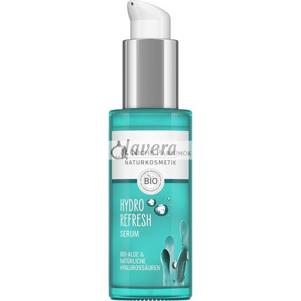 Lavera Hydro Refresh Serum Organic Algae Natural Hyaluron Acids Cosmetics Vegan Certified 30ml