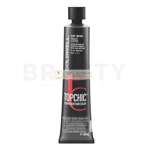 Goldwell Topchic Hair Color Professional Permanent Hair Dye 7BG 60 ml