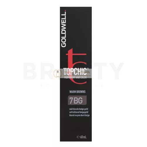 Goldwell Topchic Hair Color Professional Permanent Hair Dye 7BG 60 ml