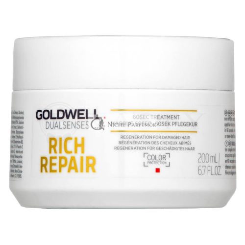 Goldwell Dualsenses Rich Repair 60sec Treatment Mask for Dry and Damaged Hair 200 ml