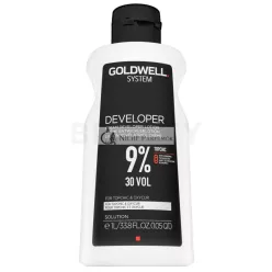   Goldwell System Cream Developer Lotion 9% 30 Vol. Developer Emulsion for All Hair Types 1000 ml