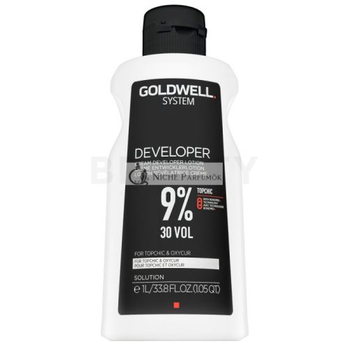 Goldwell System Cream Developer Lotion 9% 30 Vol. Developer Emulsion for All Hair Types 1000 ml