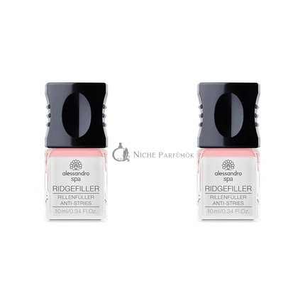alessandro Spa Ridge Filler Multifunctional Nail Polish for Smoothing Unevenness/Nourishing Polish in Natural Pink 10ml