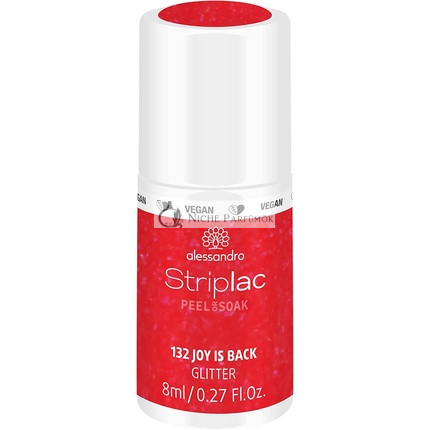 alessandro Striplac Peel or Soak Vegan Joy Is Back LED Nail Polish in Pink Red 8ml
