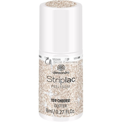 alessandro Striplac Peel or Soak Vegan Cheers! LED Nail Polish in Nude 8ml