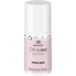   alessandro Striplac Peel or Soak French Rosé LED Nail Polish 8ml French Pink - 1 Bottle