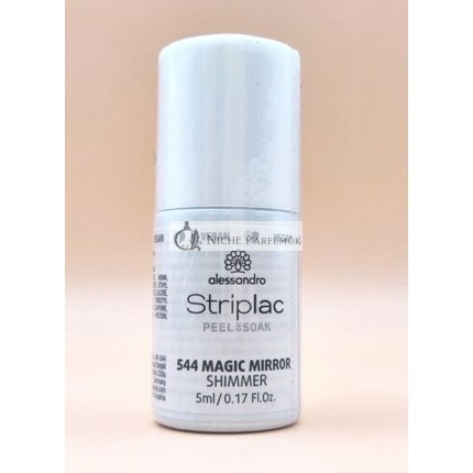 Alessandro Striplac Peel or Soak 5ml 544 Magic Mirror Shimmer Vegan NEW