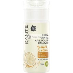  SANTE Naturkosmetik Extra Gentle Nail Polish Remover with Organic Orange Oil and Organic Alcohol 100ml