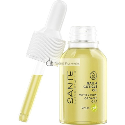 SANTE Naturkosmetik Nail & Cuticle Oil with Organic Oils and Vitamin E 15ml