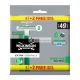 Wilkinson Sword Extra 2 Sensitive Disposable Razors 5 + 2 Pieces with Vitamin E Glide Strip for Skin Irritation Prevention Complete Shaving Protection 7 Pieces
