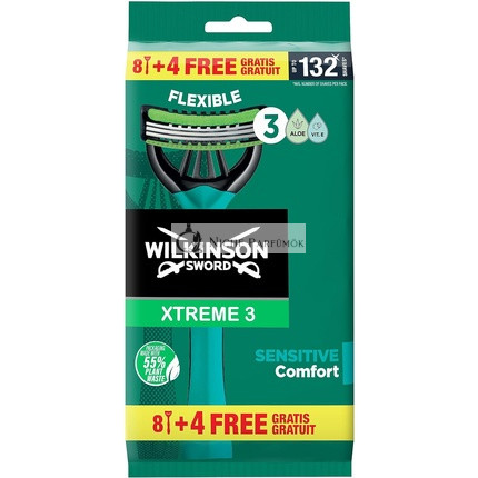 Wilkinson Sword Xtreme 3 Sensitive Disposable Razor for Men