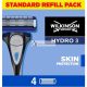 Wilkinson Sword Hydro 3 Skin Protection For Men Regular Razor Blade Refills 4 Count