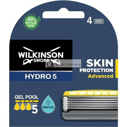 Wilkinson Sword Hydro 5 Skin Protection Advanced Razor Blades - 4 Count