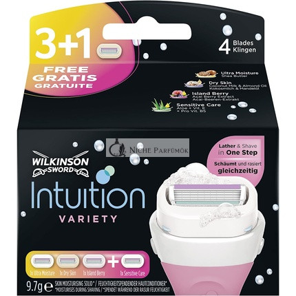Wilkinson Intuition Variety Scheermesjes 4Stuks women's