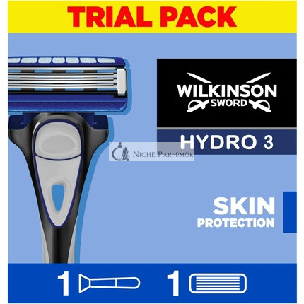 Wilkinson Sword Hydro 3 Skin Protection for Men Regular Razor Handle + 1 Blade Refill Men's Razor
