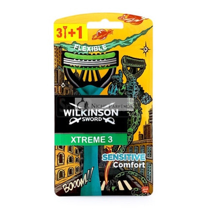 Wilkinson Xtreme 3 Sensitive Comfort Disposable Razor Wet Shaver