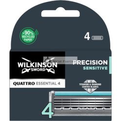 Wilkinson Sword Quattro Titanium Sensitive Razor Blades 4pcs