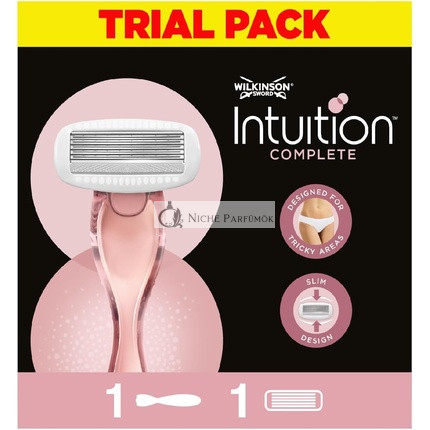 Wilkinson Sword Intuition Complete For Women Smooth Shave Razor Handle + 1 Blade Refill 1 Count