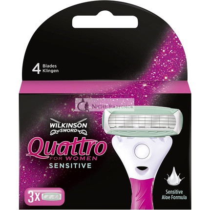 Wilkinson Sword Quattro for Women Sensitive 3 Razor Blades