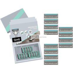   Wilkinson Sword Quattro Essential 4 for Men Sensitive Titanium 12 Razors