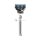 MÜHLE Travel 5 Blade Razor Compatible with Gillette Blades Chrome Metal Handle