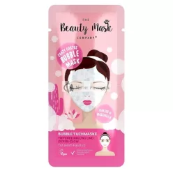   The Beauty Mask Company Crazy Cactus Bubble Mask Cleansing Sheet Mask with Cactus and Water Lily Extracts and Hyaluronic Acid for All Skin Types