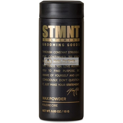 STMNT Grooming Goods Wax Powder 15g Semi-Matte Finish Added Grip and Volume Medium Control Easy To Wash Out Fuller Feeling Hair