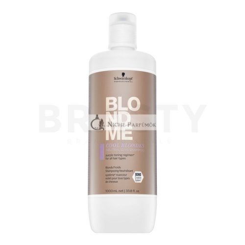 Schwarzkopf Professional BlondMe Cool Blondes Neutralizing Shampoo 1000 ml