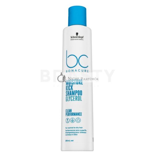 Schwarzkopf Professional BC Bonacure Moisture Kick Shampoo Glycerol Revitalizing Shampoo for Normal and Dry Hair 250 ml