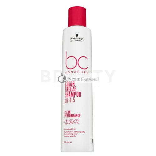 Schwarzkopf Professional BC Bonacure Color Freeze Shampoo pH 4.5 Clean Performance Protective Shampoo for Colored Hair 250 ml