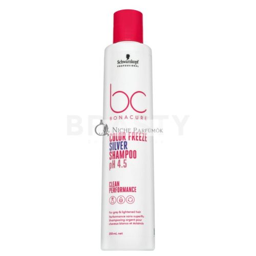 Schwarzkopf Professional BC Bonacure Color Freeze Silver Shampoo pH 4.5 Clean Performance