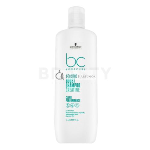 Schwarzkopf Professional BC Bonacure Volume Boost Shampoo Creatine Strengthening Shampoo for Fine Hair without Volume 1000 ml