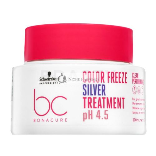Schwarzkopf Professional BC Bonacure Color Freeze Silver Treatment pH 4.5 Clean Performance Mask for Platinum Blonde and Gray Hair 200 ml