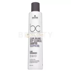   Schwarzkopf Professional BC Bonacure Clean Balance Deep Cleansing Shampoo Tocopherol Deep Cleansing Shampoo for All Hair Types 250 ml