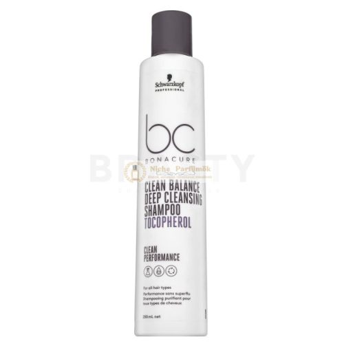 Schwarzkopf Professional BC Bonacure Clean Balance Deep Cleansing Shampoo Tocopherol Deep Cleansing Shampoo for All Hair Types 250 ml