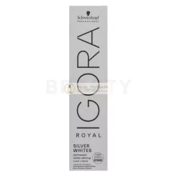   Schwarzkopf Professional Igora Royal SilverWhite Permanent White Refining Color Creme - Professional Permanent Hair Color for Platinum Blonde and Grey Hair Dove Grey 60 ml