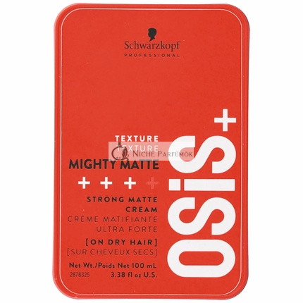Schwarzkopf Professional Osis+ Mighty Matte Mattifying Cream for Ultra Strong Hold 100 ml