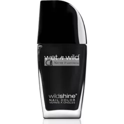   Wet 'n' Wild Wild Shine Nail Color Black Crème 12ml