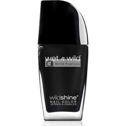 Wet 'n' Wild Wild Shine Nail Color Black Crème 12ml