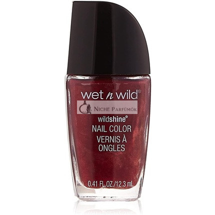 Wet 'n' Wild Wild Shine Nail Color Burgundy Frost 1 Count