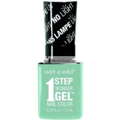   Wet n Wild 1 Step Wonder Gel Nail Color with Light Tempered Formula - Pretty Peas 40g