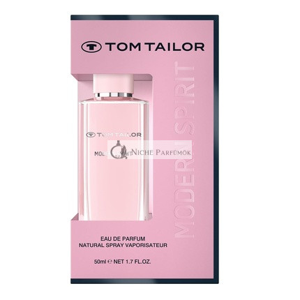 Tom Tailor Modern Spirit Perfume for Women 50ml - Floral Eau de Parfum with Vegan Formula - Bergamot, Flowers, Musk, Sandalwood & Vanilla - Invigorating & Fresh