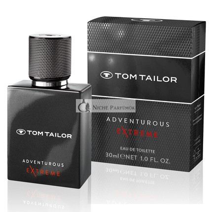 Tom Tailor Adventurous EXTREME Men's Perfume 30ml Eau de Toilette for Adventurous Men - Safran, Cashmere Wood & Amber