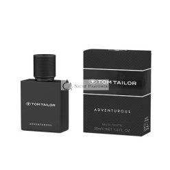   Tom Tailor Adventurous for Him EdT 30ml - Woody and Exciting Men's Fragrance with Bergamot, Lavender and Vanilla - Casual and Unique