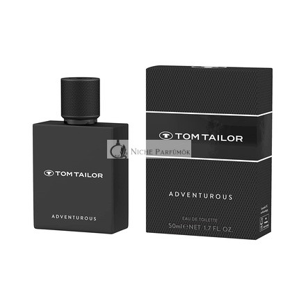 Tom Tailor Adventurous for Him EdT 50ml - Woody and Exciting Men's Fragrance with Bergamot, Lavender and Vanilla - Casual and Unique