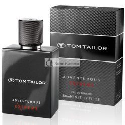   Tom Tailor Adventurous EXTREME Men's Perfume 50ml Eau de Toilette for Adventurous Men - Safran, Cashmere Wood & Amber