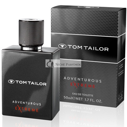 Tom Tailor Adventurous EXTREME Men's Perfume 50ml Eau de Toilette for Adventurous Men - Safran, Cashmere Wood & Amber