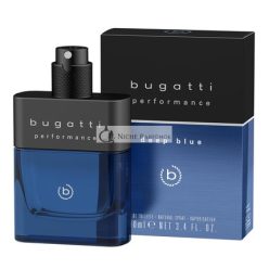   Bugatti Performance Deep Blue Men's Perfume 100ml Fresh-Fougere Eau de Toilette with Bergamot, Pepper, Sandalwood, Musk & Amber - Powerful with Aquatic-Lively Notes