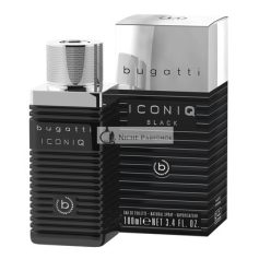   Bugatti Iconiq Black Perfume for Men 100ml - Woody Amber Fragrance